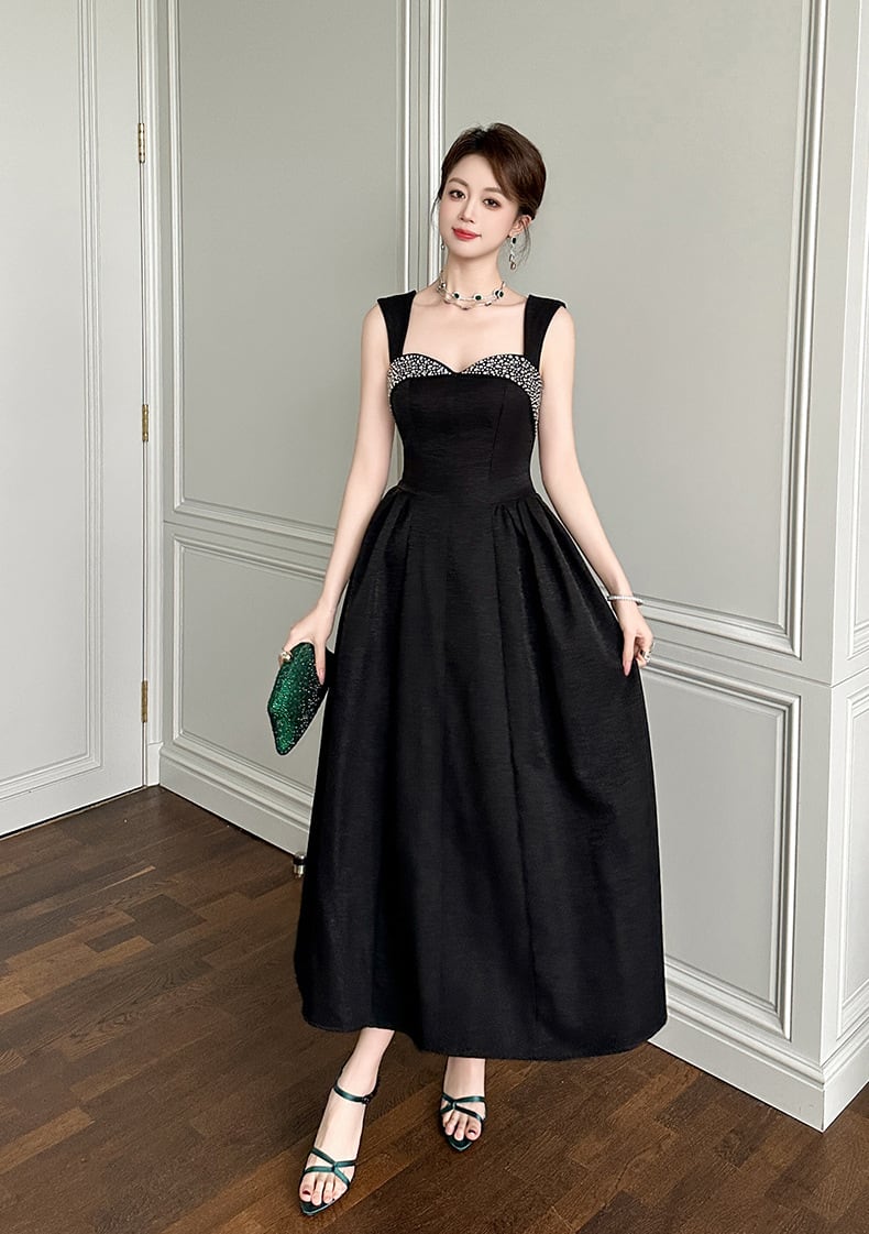 【dress】ラインストーン付きデートワンピース　M24443