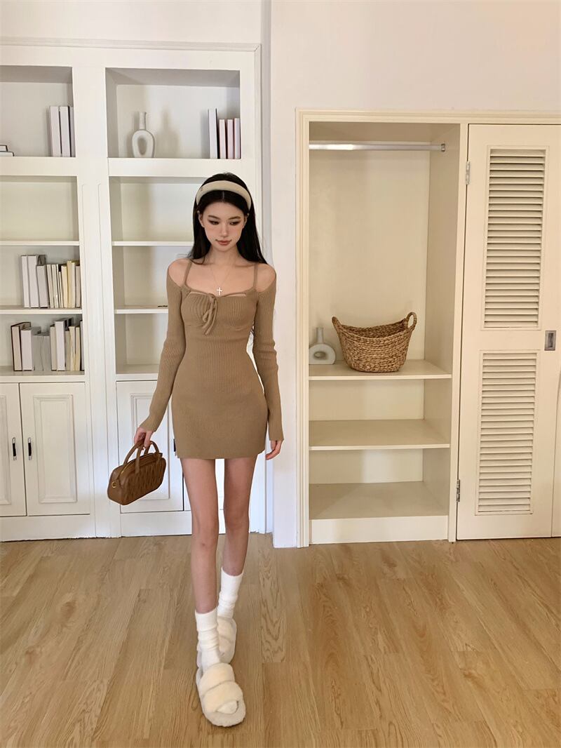 【dress】ニットワンピース　M28263