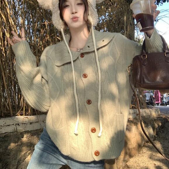 【outer】ニットカーデ　M27648