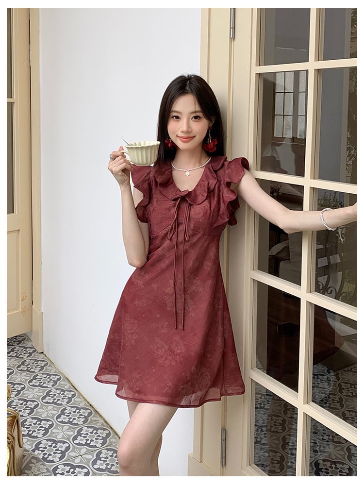 【dress】フリルワンピース　M24718