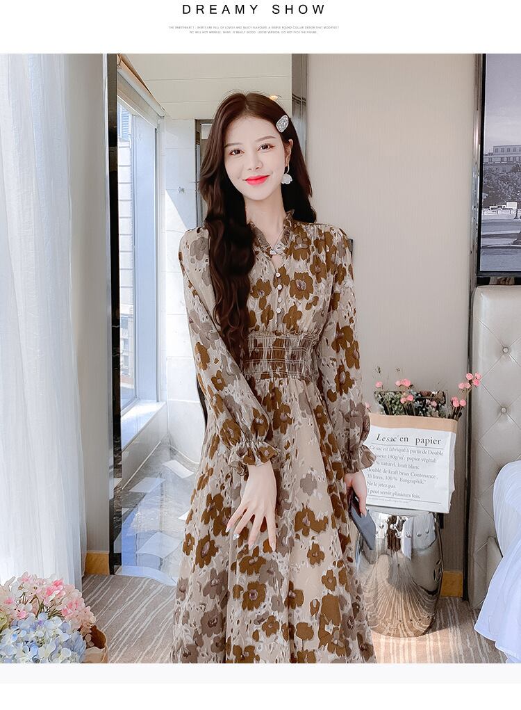 【dress】プリントワンピース　M18991