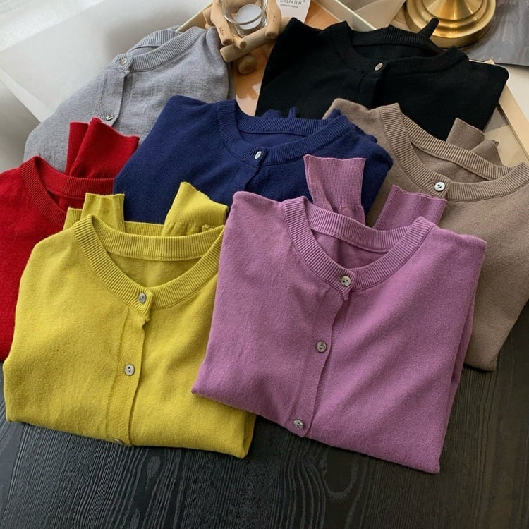【outer】ニットカーデ　M29425