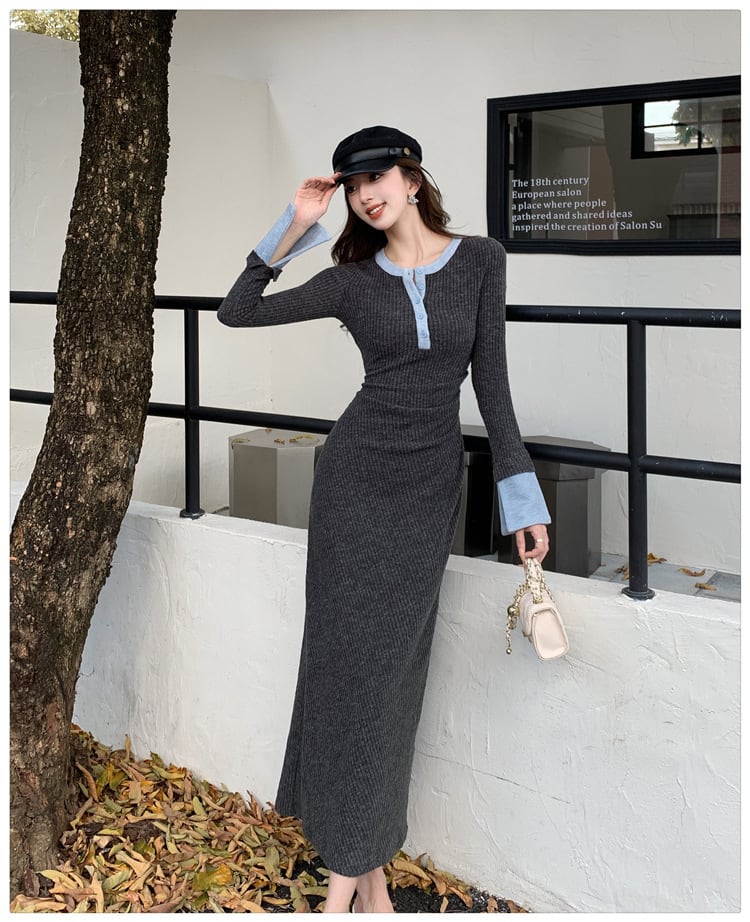 【dress】ニットワンピース　M27525