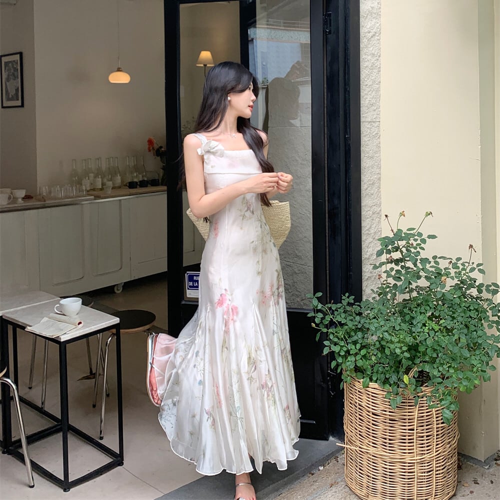【dress】花柄デートワンピース　M29982