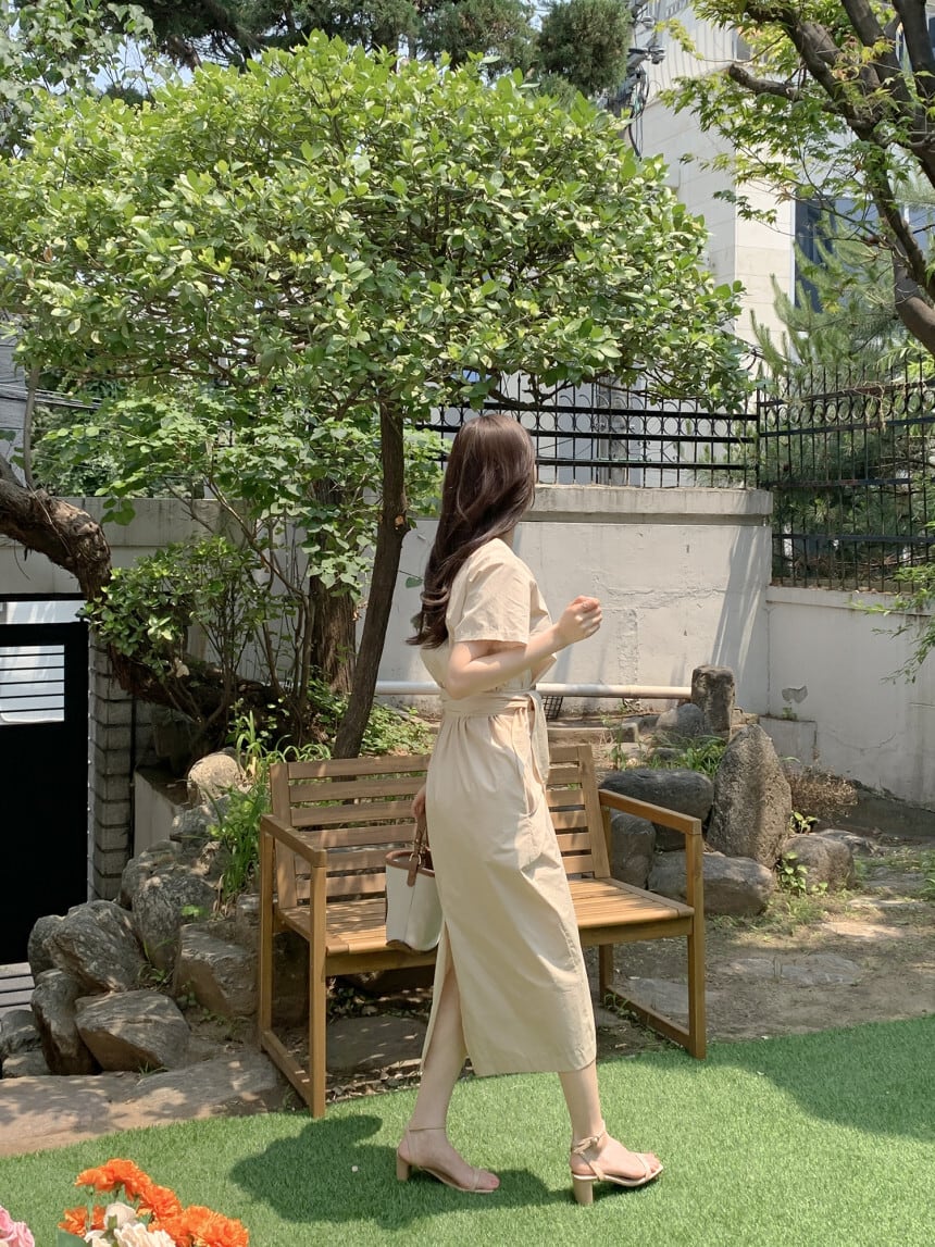 【dress】無地ワンピース　M24810