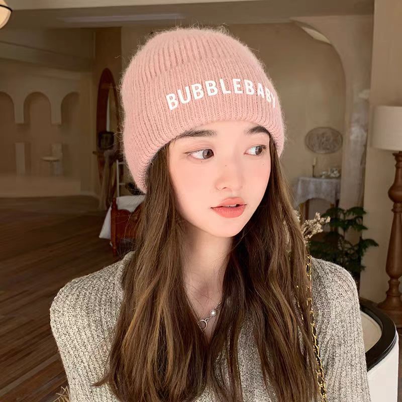 【小物】小顔効果ニット帽子6色G23353