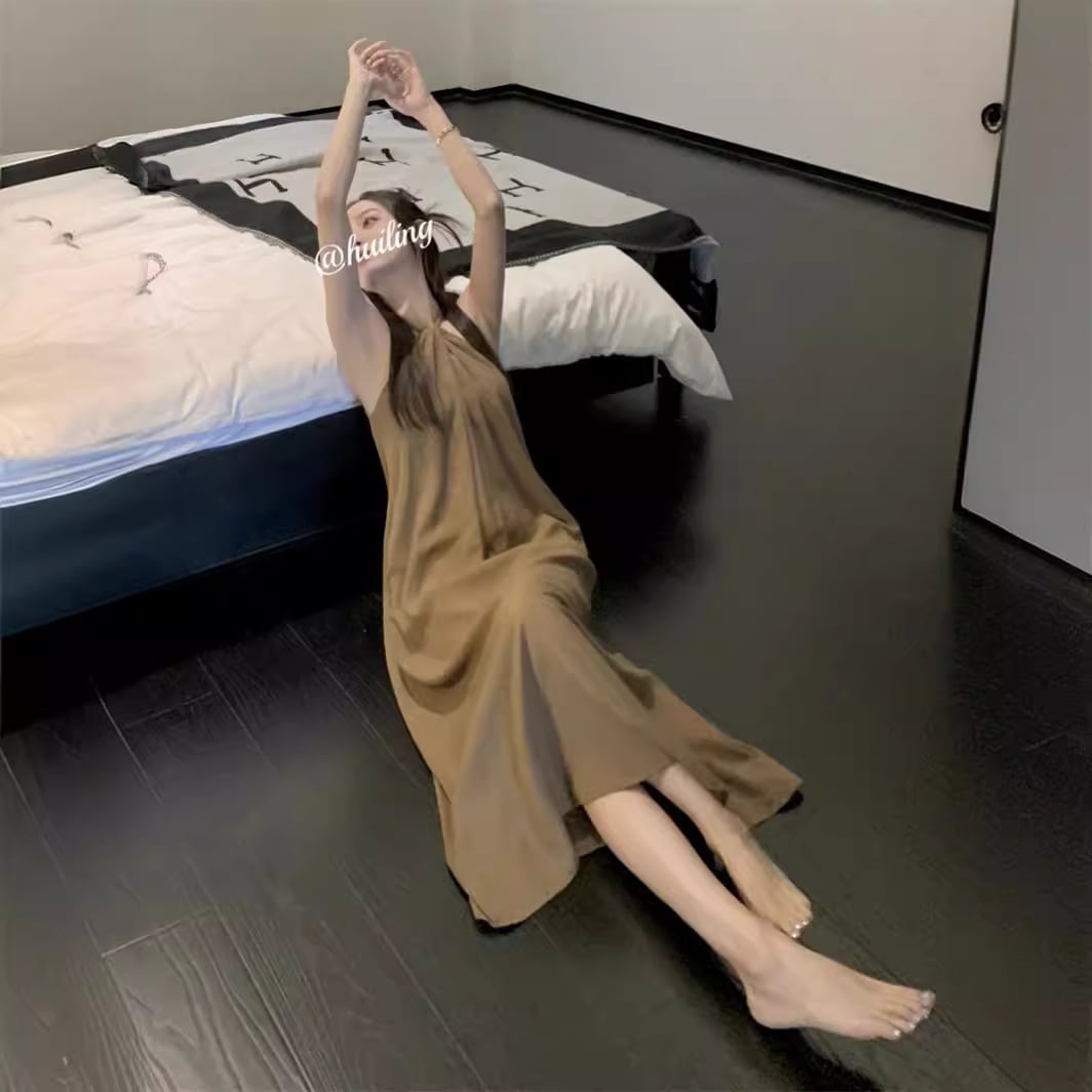【dress】ホルターネックワンピース　M24617