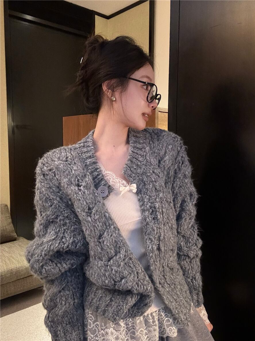 【outer】ニットカーデ　M27952