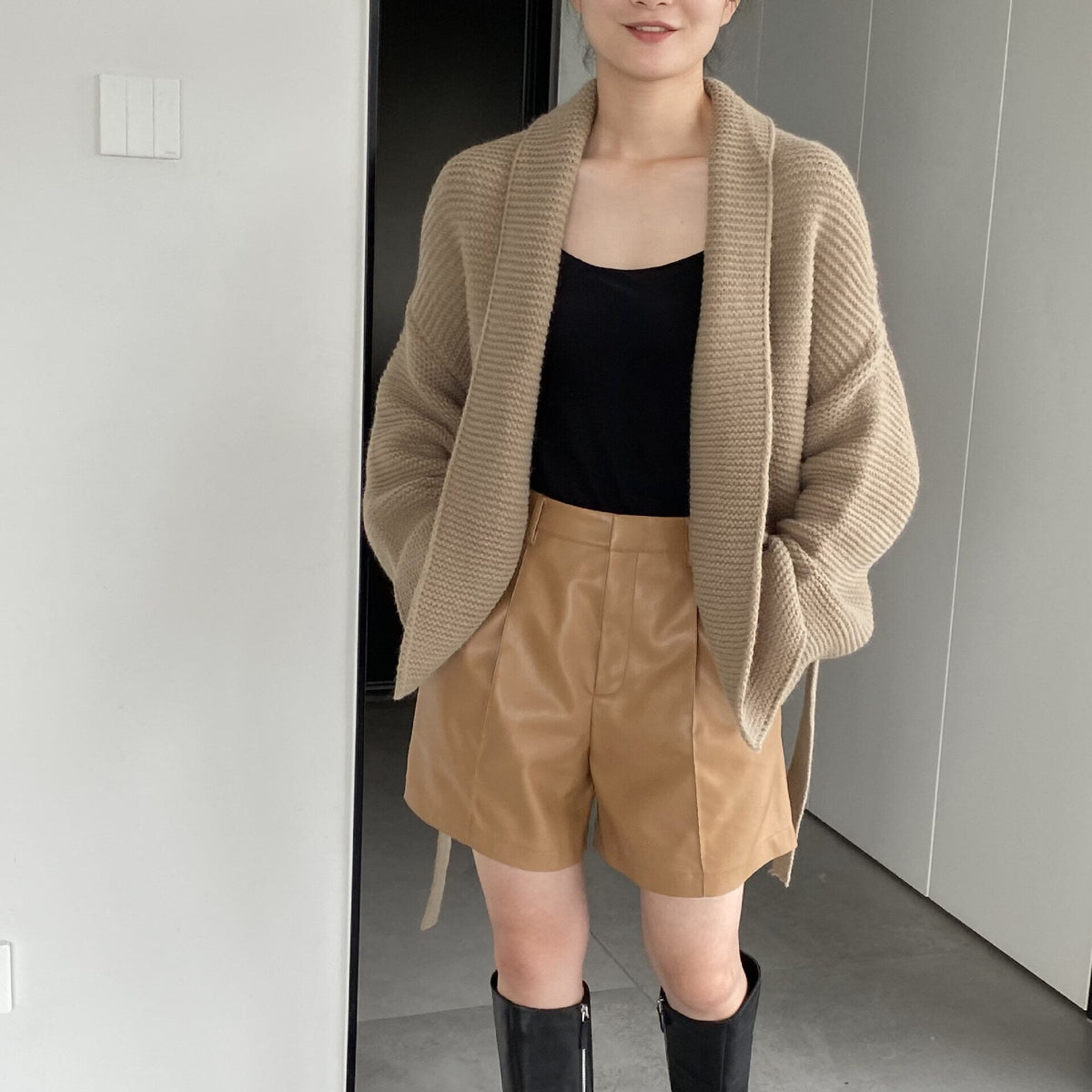 【outer】ニットカーデ　M18733