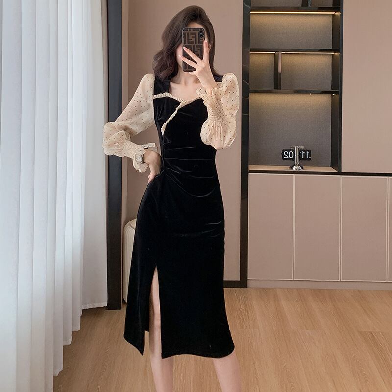 【dress】ドッキングワンピース　M19050