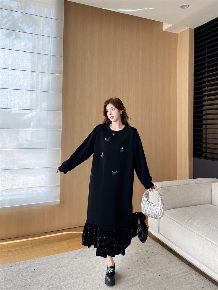 【dress】ビジューカジュアルワンピース　M28937