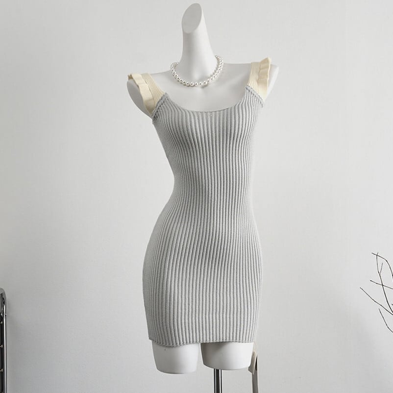 【dress】ニットキャミワンピース　M24427