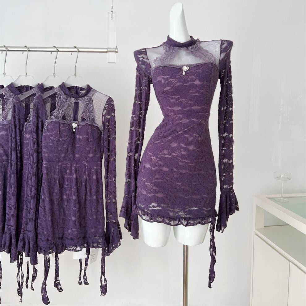 【dress】レースデートワンピース　M29655