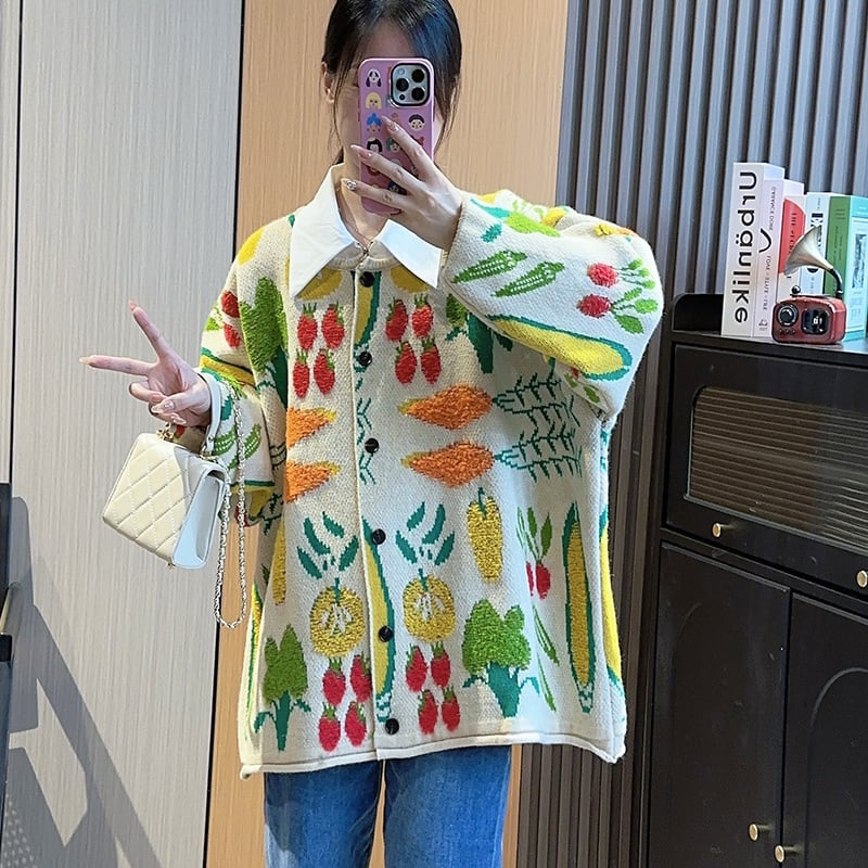 【outer】ニットカーディガン　N2705