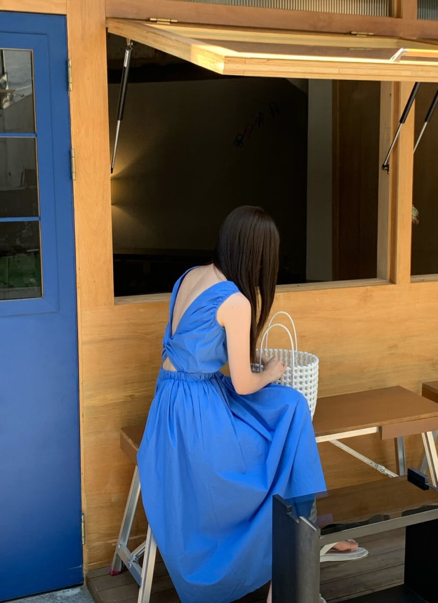 【dress】バックレスワンピース　M25066