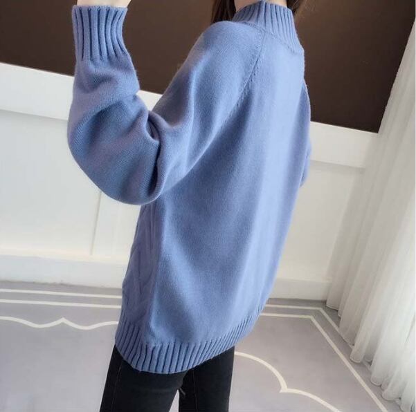 【tops】ハーフネックニットセーターG18054