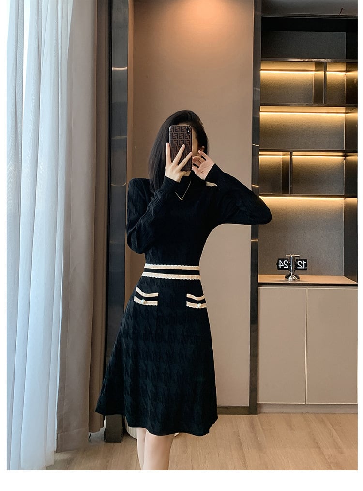 【dress】ニットワンピース　M25422