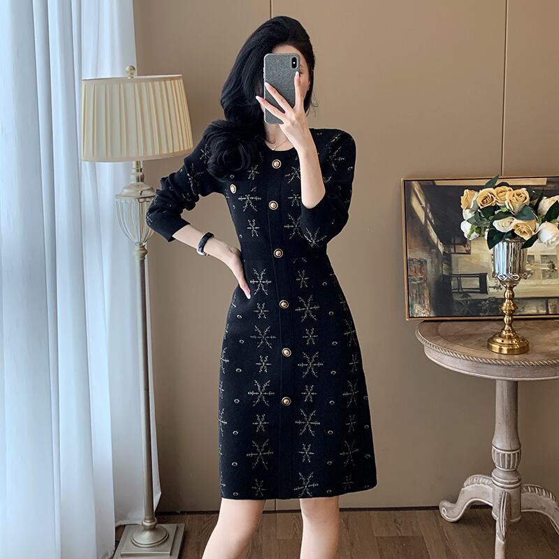 【dress】ニットワンピース　M27684