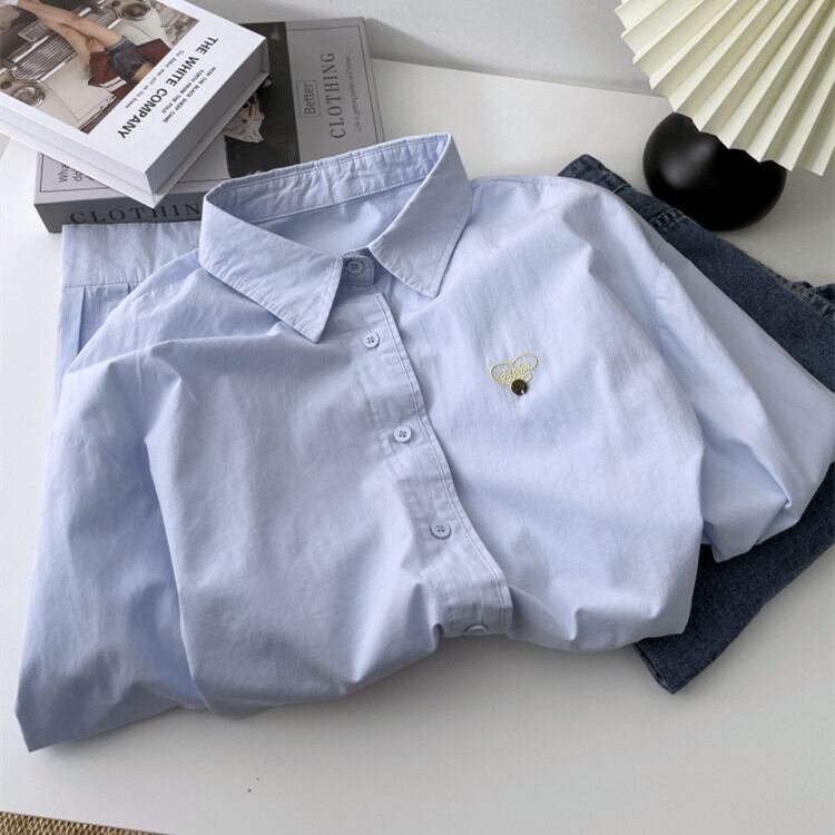 【tops】刺繍シャツ　M29909
