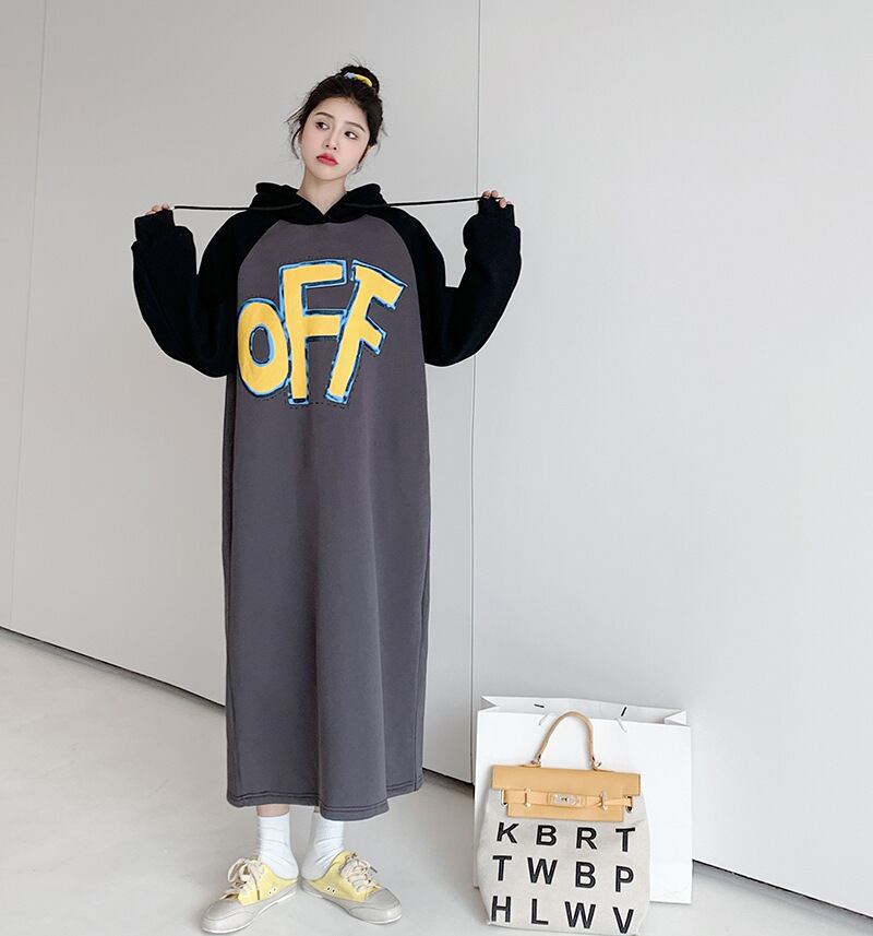 【dress】ドッキングカジュアルワンピース　M18583