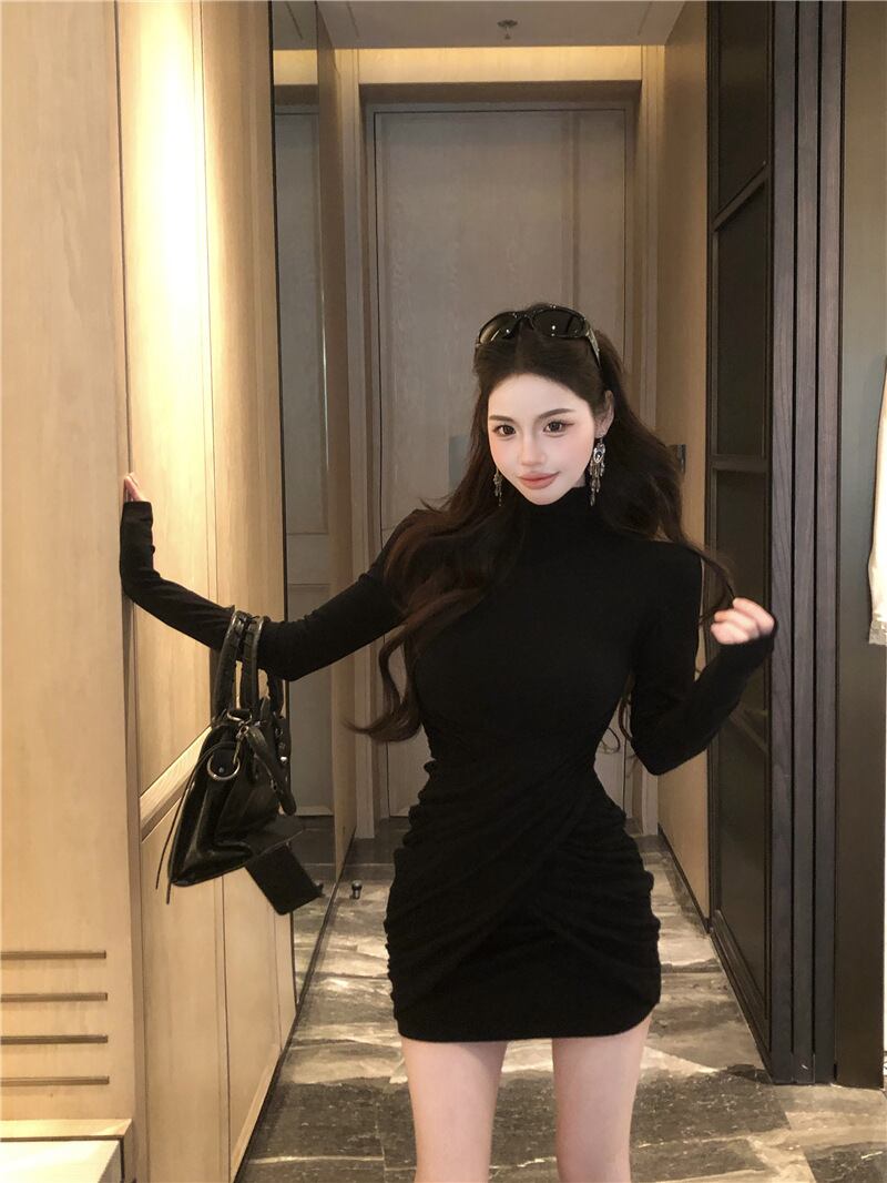 【dress】クロス切り替えワンピース　M28381
