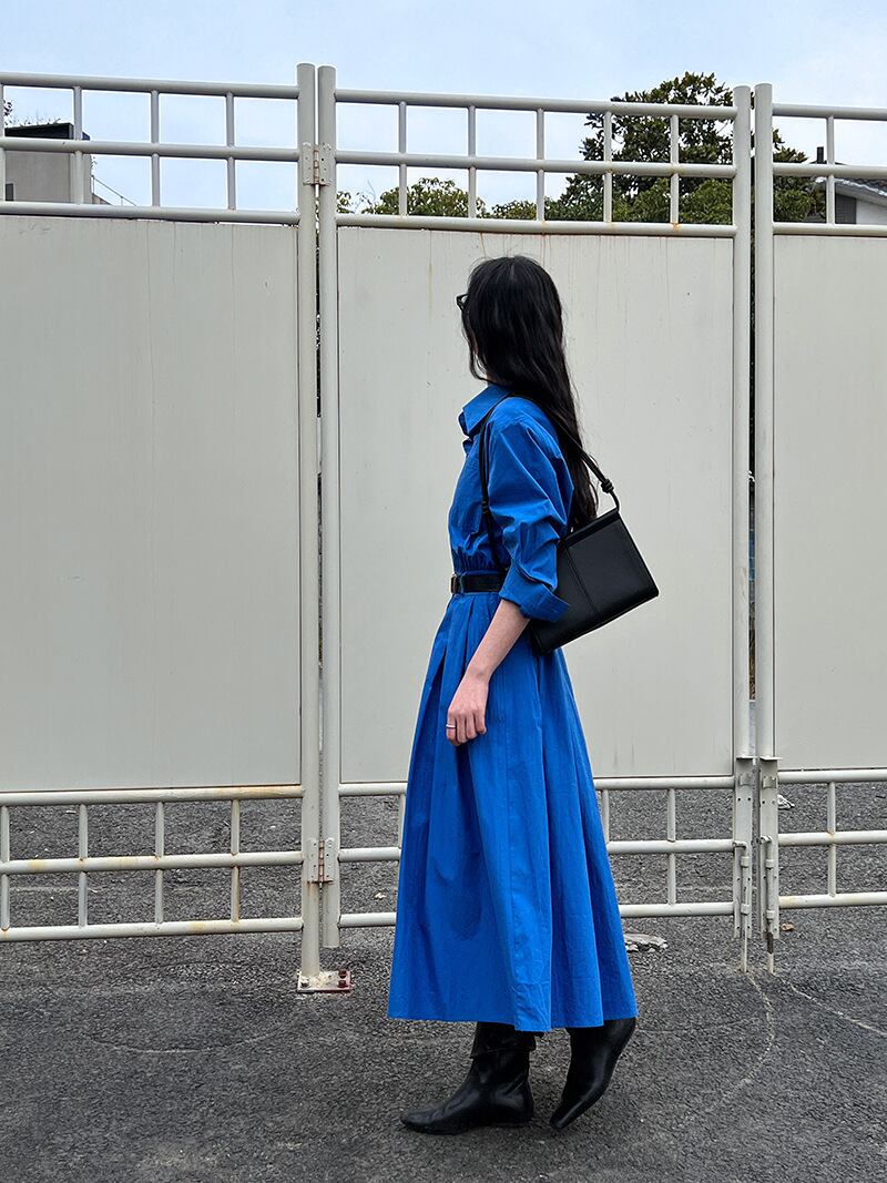 【dress】ポロネックシャツワンピースワンピース　N2966