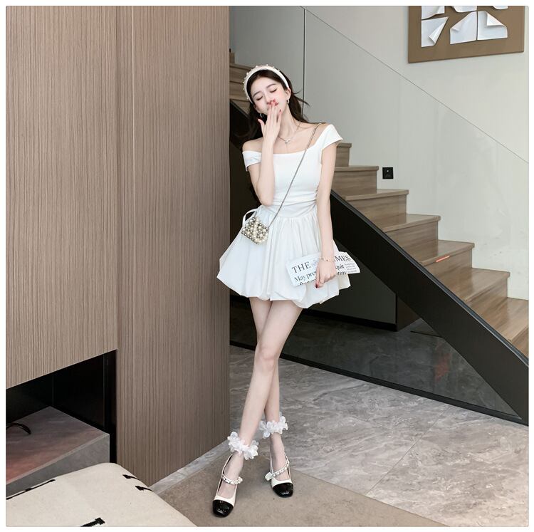 【dress】スクエアネックキャミワンピース G20497