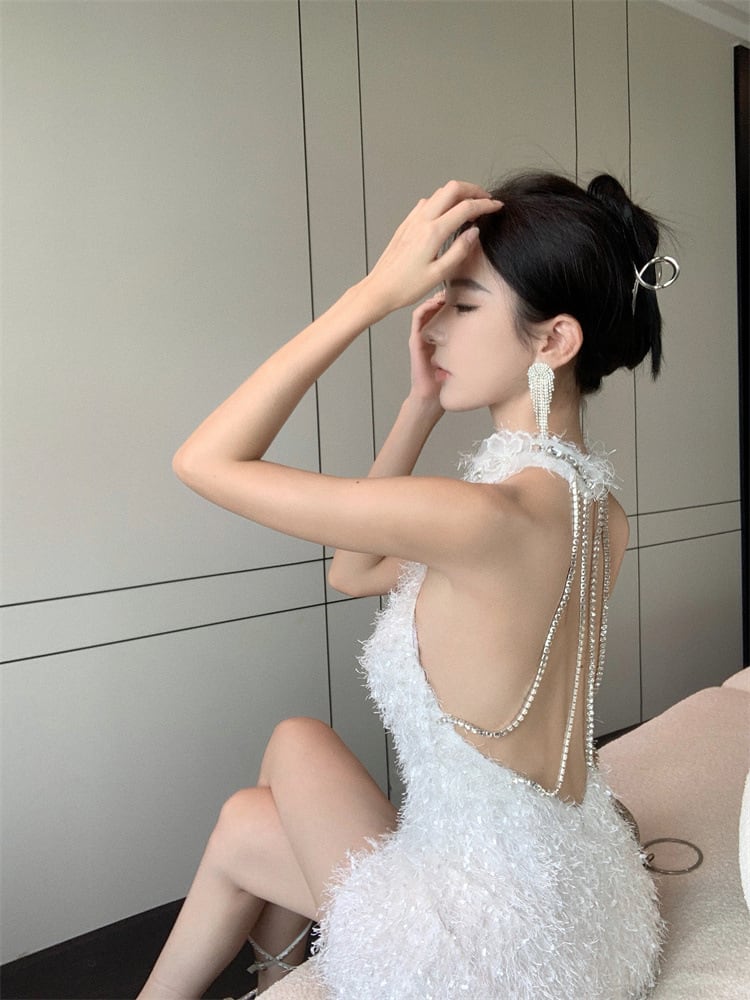 【dress】バックレスワンピース　M24446