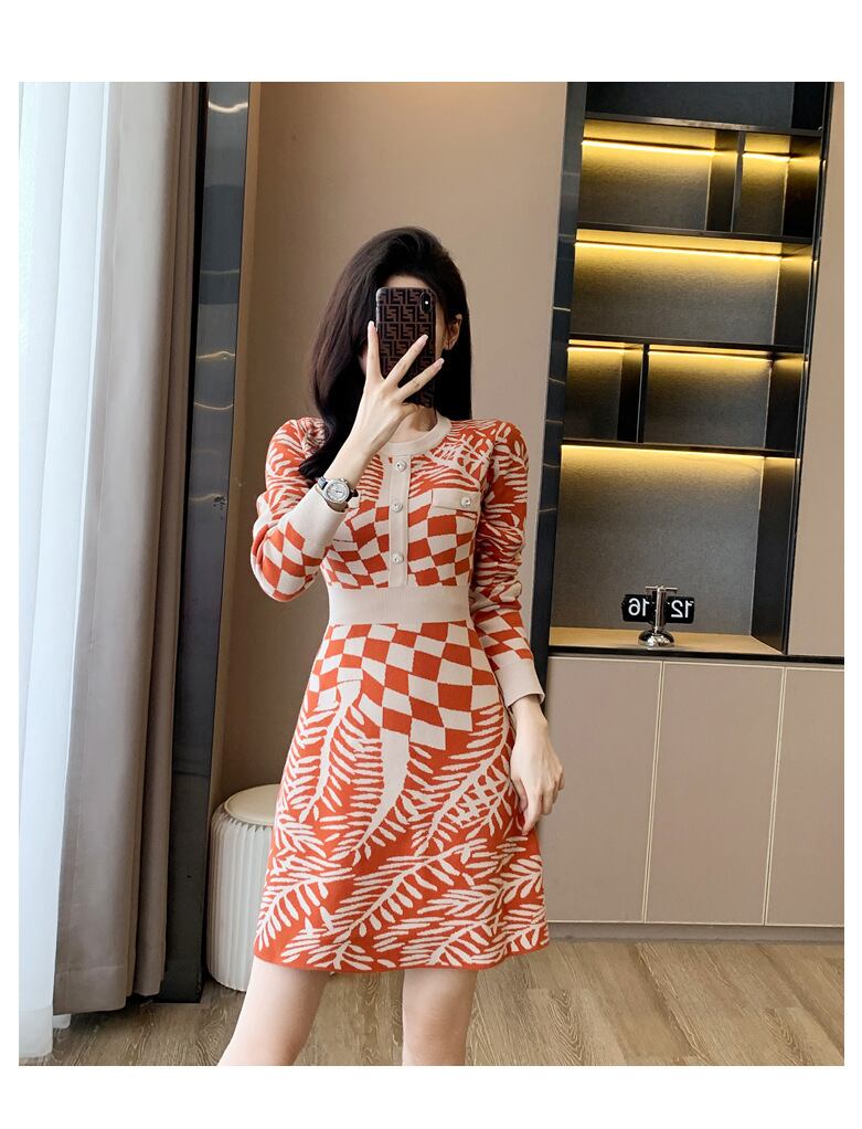 【dress】ニットワンピース　M25520