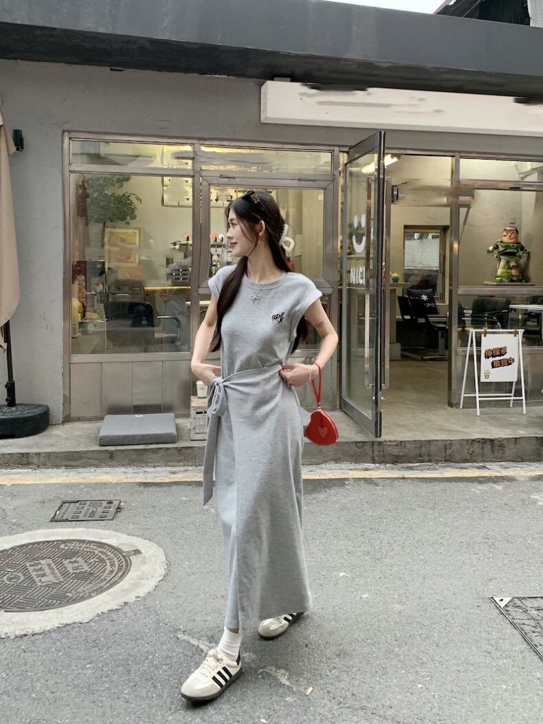 【dress】ノースリーブデザインワンピース G21507