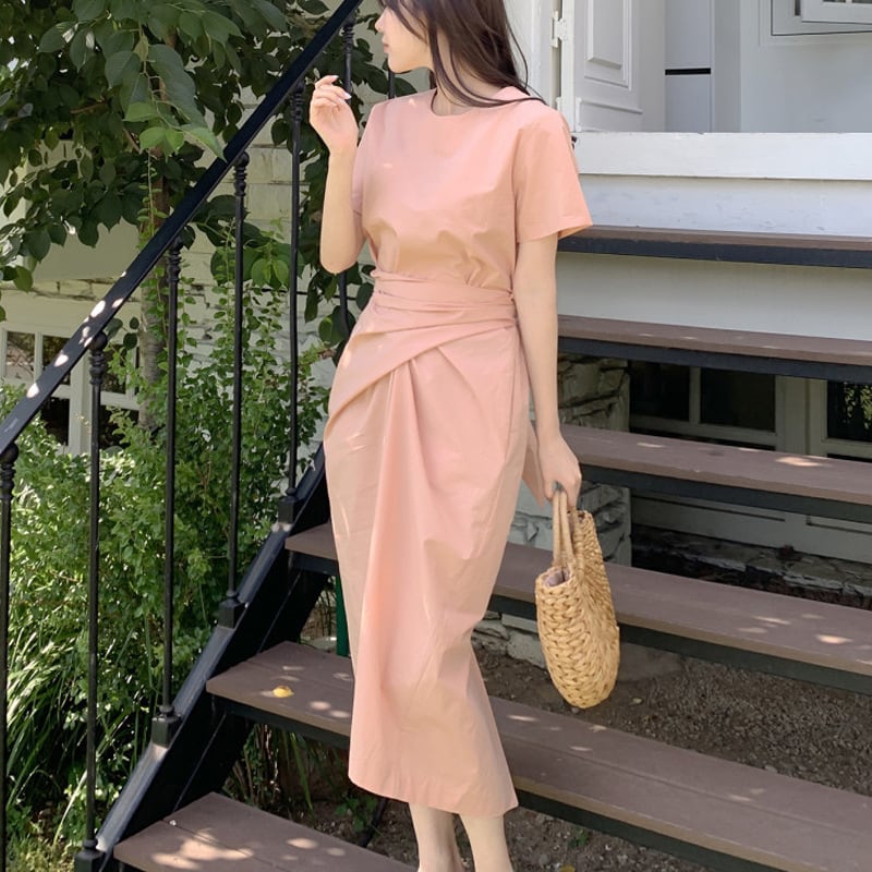 【dress】無地ワンピース　M24810
