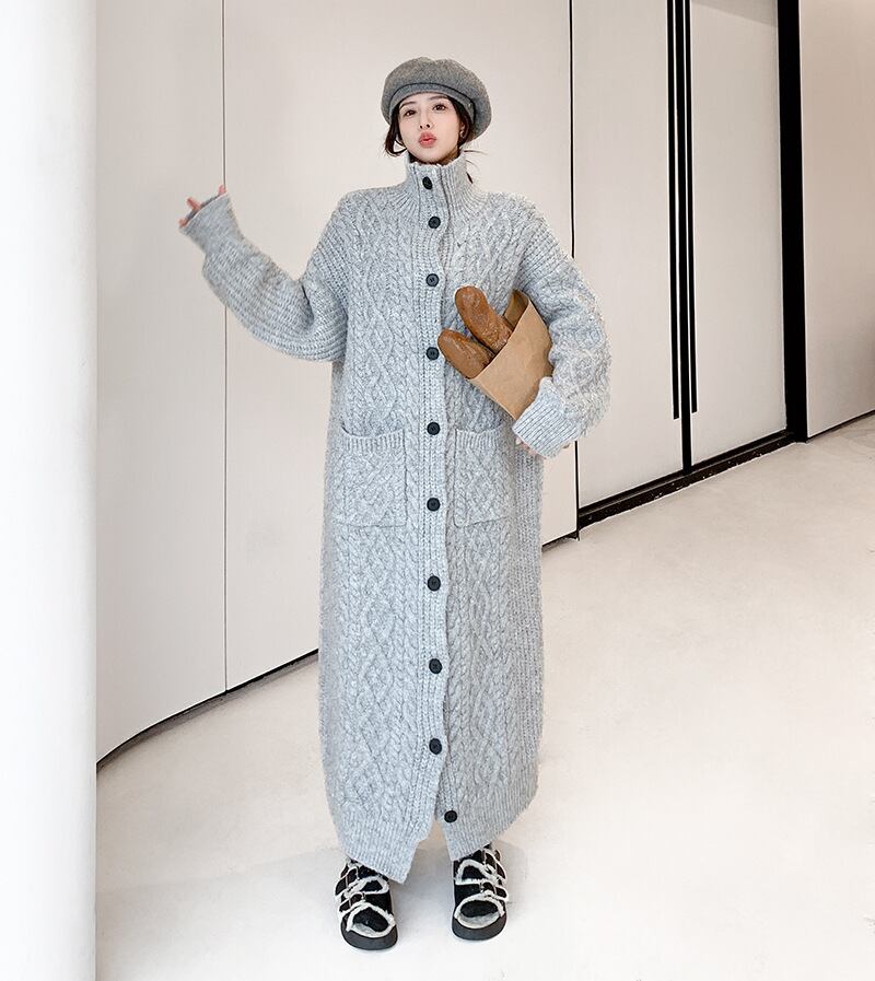 【dress】ロングニットワンピース　N2187