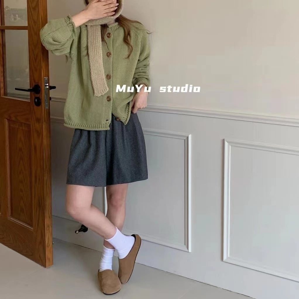【outer】ニットカーデ　M25795
