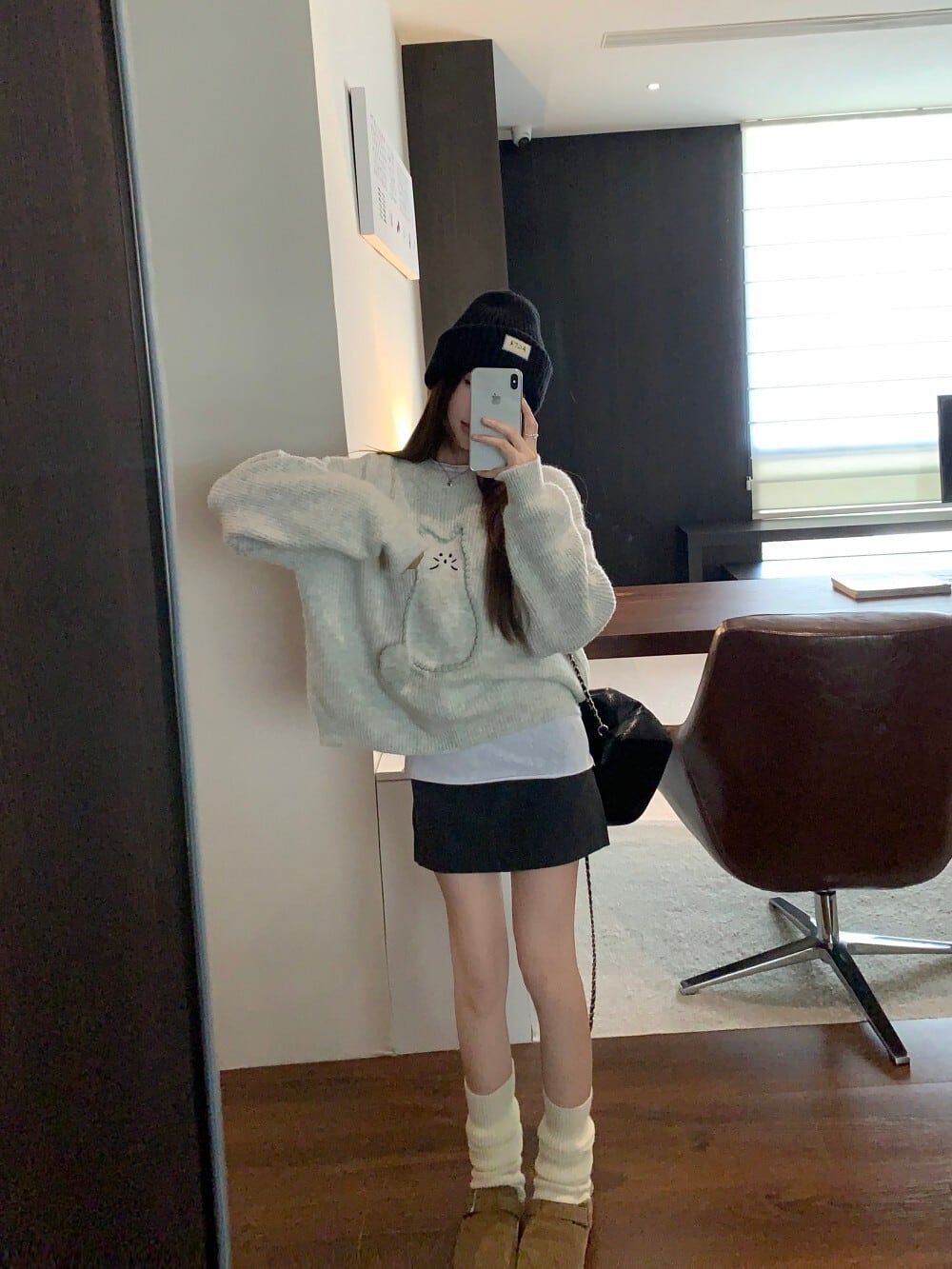 【tops】クルーネックニットセーター　M28833