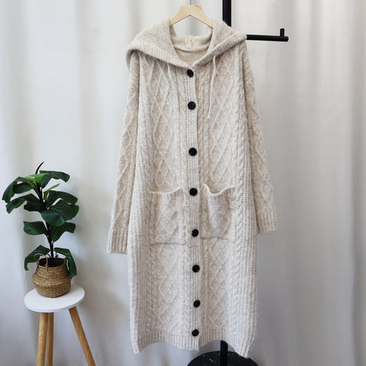 【outer】ロング丈ニットカーデ　M27038