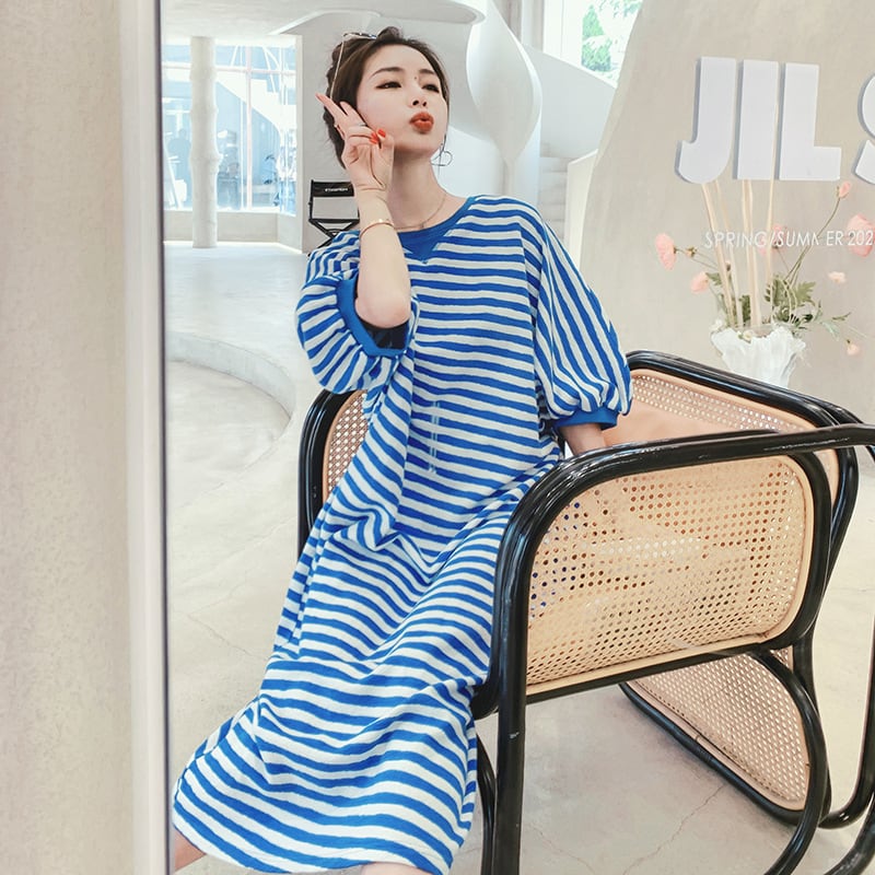 【dress】ボーダー柄ワンピース　M23930