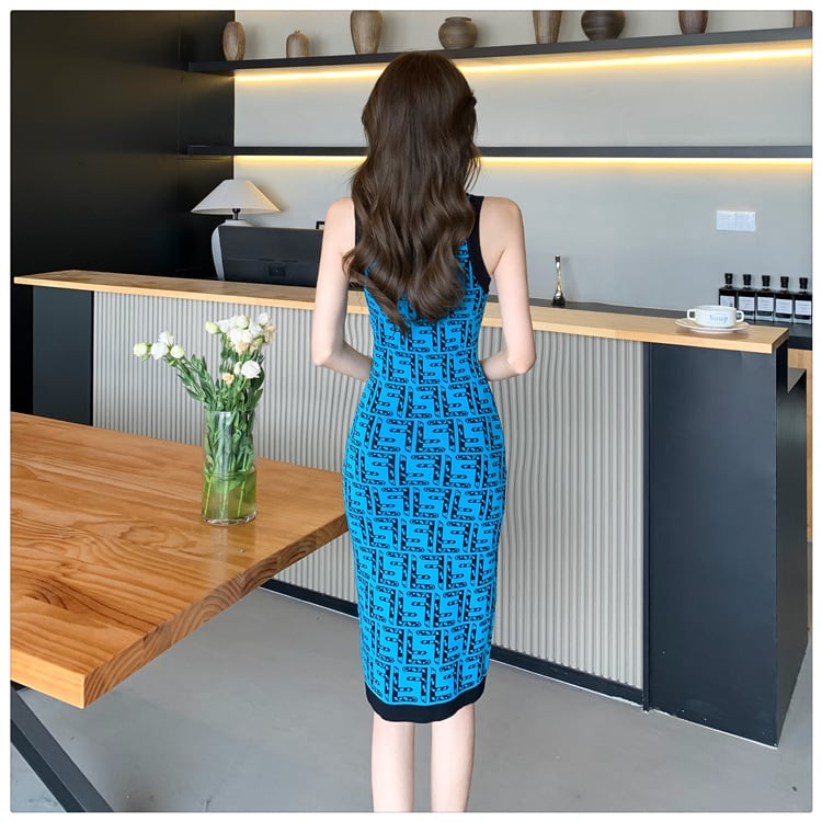 【dress】ニットタイトキャミワンピースG20962