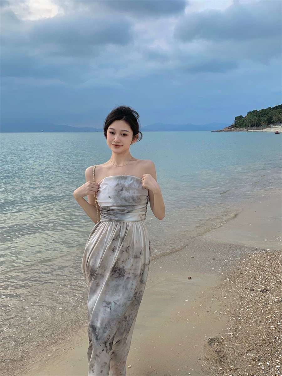 【dress】ベアトップワンピース　M25294