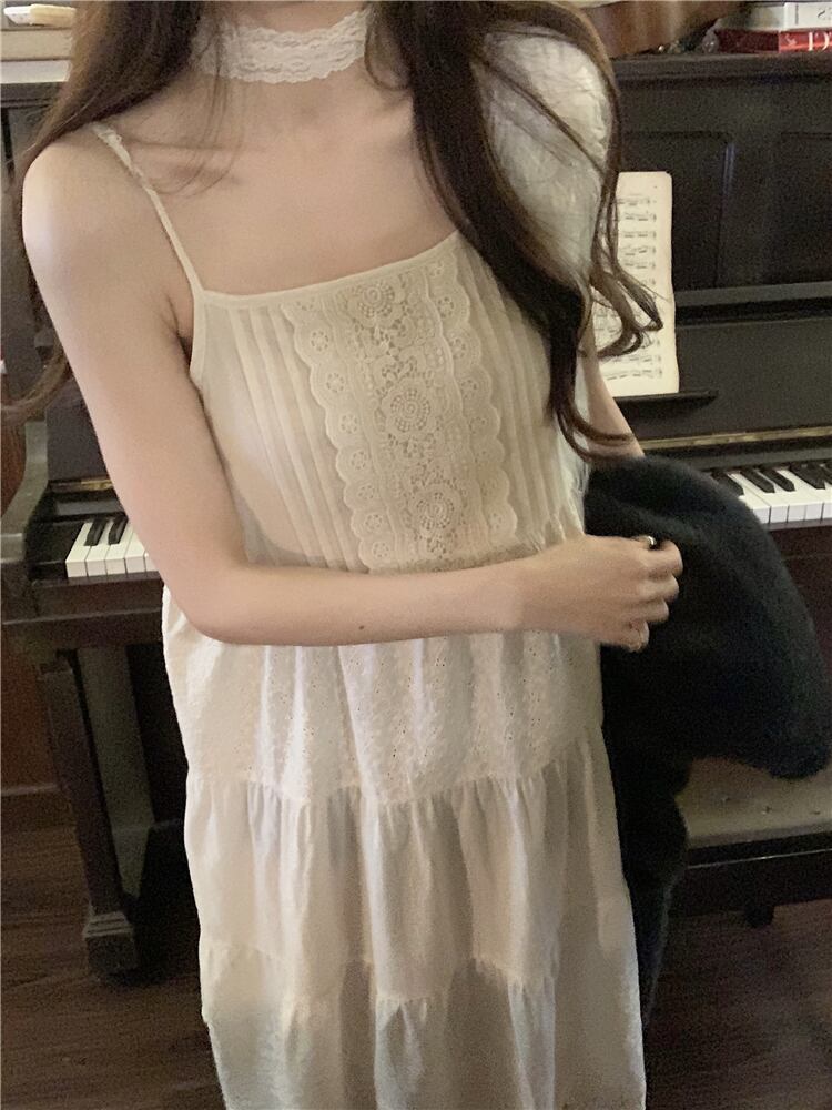 【dress】レースキャミワンピース G20138