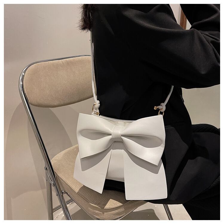 【小物】リボン秋冬新作オシャレファッションメッセンジャーバッグ G3485