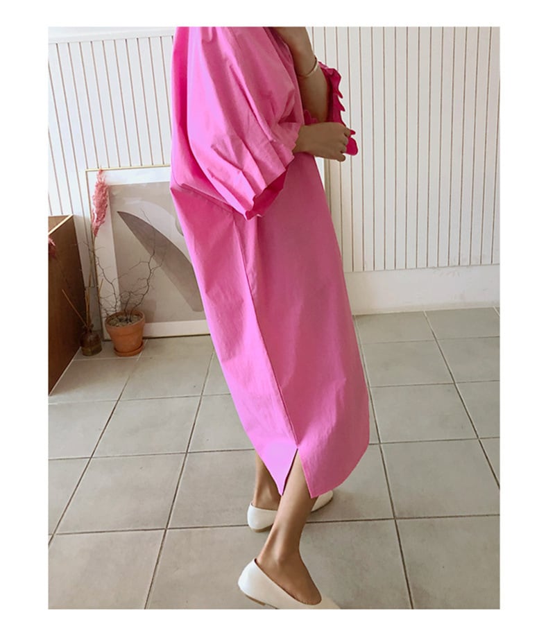 【dress】無地ワンピース　M24017
