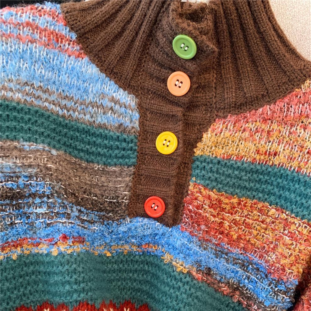【tops】ハイネックニットセーター　M28230