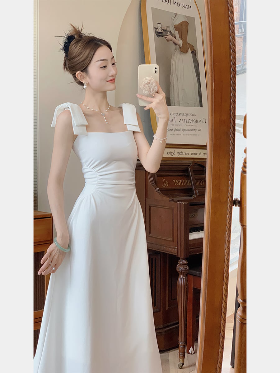 【dress】フランス風キャミワンピース G21527