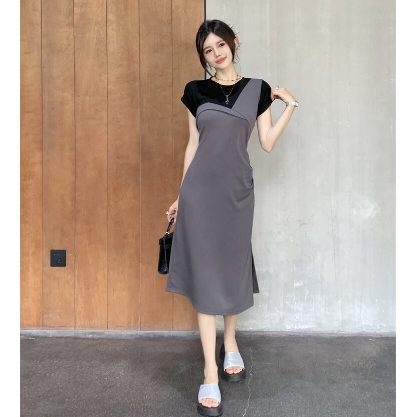 【dress】切り替えTシャツワンピース G20718