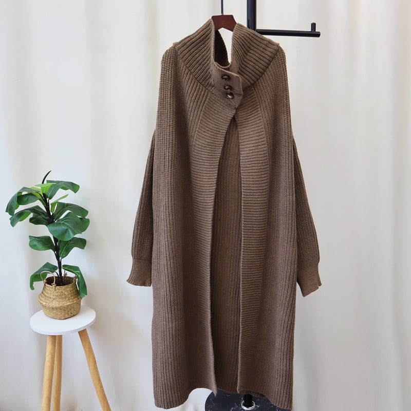【outer】ロング丈ニットカーデ　M27043