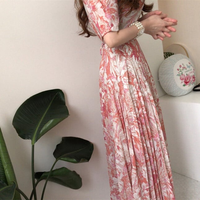 【dress】プリントワンピース　M24231