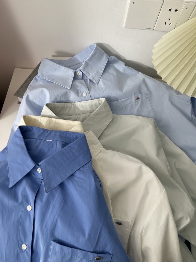 【tops】カラーシャツ　M29894