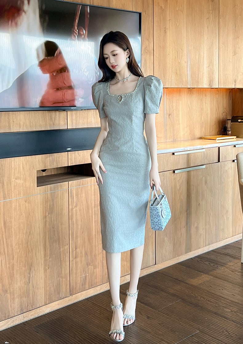【dress】ビジューワンピース　M25244