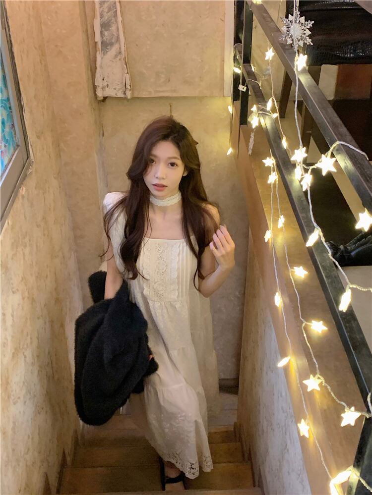 【dress】レースキャミワンピース G20138