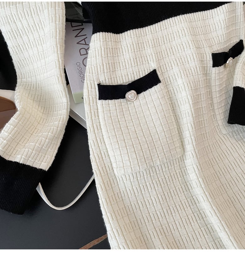 【dress】ニットワンピース　M25355